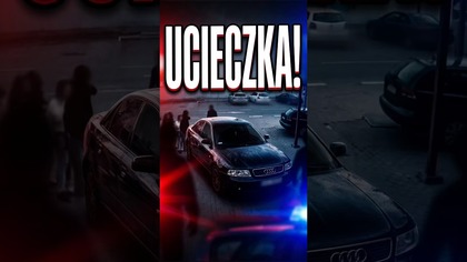Uciekli po wypadku i nie pomogli! Szokujące nagranie z Wodzisławia #policja #wypadek #audi #prawo