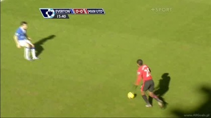Premier League sezon 2009/2010 Everton 0-1 Man Utd Berbatow