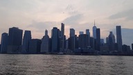Nowy Jork widok na Manhattan.  Szum miasta.  Dźwięki miasta