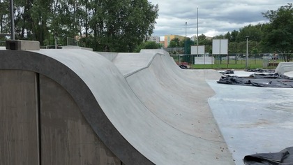 Skatepark w Parku Podłęże coraz bliżej ukończenia
