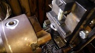 Frezowanie na tokarce z przystawką własnej roboty lathe miling
