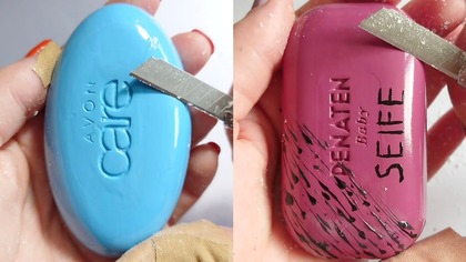 Soap Carving ASMR Relaxing Sounds no talking Satisfying ASMR Video