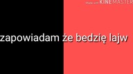 Zapowiedź lajwa (utwórz opis)