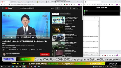 Wczesne ostrzeżenie przed trzęsieniem ziemi około 14:56 w dniu 24 maja 2022 roku