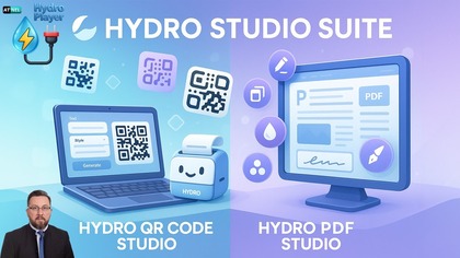 QR Code Studio - nowy moduł Hydro Playera.  Najlepszy program do generowania i drukowania QR kodów!
