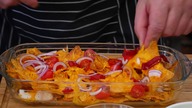 Nachos z pikantnym kurczakiem / Oddaszfartucha