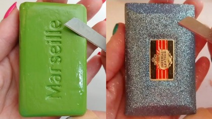 Soap Carving ASMR Relaxing Sounds no talking Satisfying ASMR Video