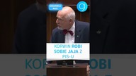 Korwin ROBI SOBIE JAJA z PIS-u w Sejmie #shorts