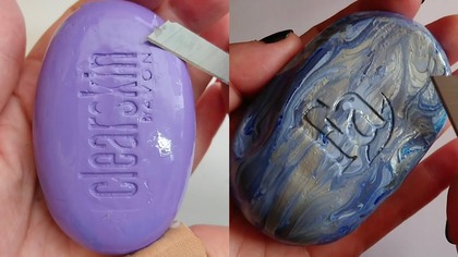 Soap Carving ASMR Relaxing Sounds no talking Satisfying ASMR Video