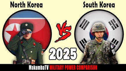 Korea Północna vs Korea Południowa 2025 | Porównanie siły militarnej #militarypower