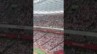 Minuta ciszy.  Mecz Polska - Ukraina