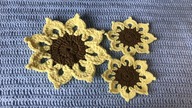 Jak zrobić Podkładkę słonecznik, prosty tutorial, sunflower pad #220
