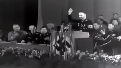 Reichsf&uuml;hrer-SS Heinrich Himmler [Fragment Przemowy]