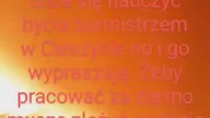 burmistrz miasta Cieszyn nie pozwala mi pracować za darmo jej nie ma w pracy