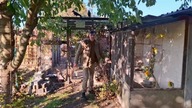 W Garden kuRaż * Palenisko pod ognisko i rabata z miętą * 17. 10. 2024