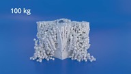8000 Blocks Hit by Heavy Ball - 3D Physics Animation
