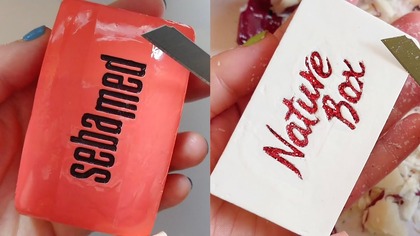 Soap Carving ASMR Relaxing Sounds no talking Satisfying ASMR Video