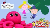 Play Doh  Ben & Holly  Lepienie z plasteliny  bajki dla dzieci