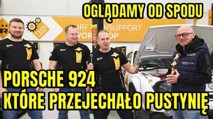 PORSCHE NA PUSTYNI?  Pierwsze 924, które pokonało Dakar! TOP GIR PODLASIE NA WYJEŹDZIE