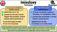 Imiesłów czynny i przymiotnikowy bierny angielski - Present and Past Participle in English