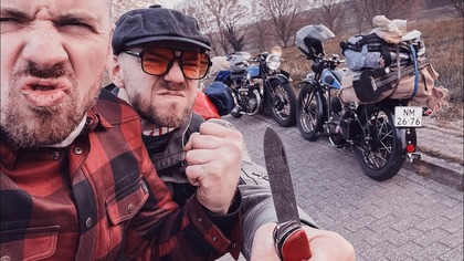 Nawet 30 kilometrów nie przejechaliśmy.  Wyprawa na 100-letnich motocyklach