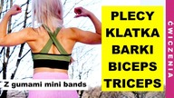 Ćwiczenia na PLECY, KLATKĘ, BARKI, BICEPS, TRICEPS - Trening Górnych Partii