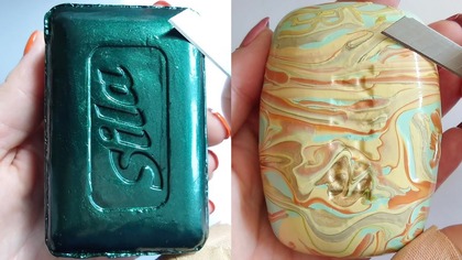 Soap Carving ASMR Relaxing Sounds no talking Satisfying ASMR Video