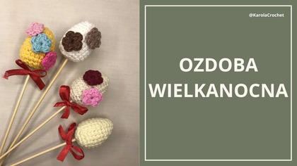 JAJECZKO WIELKANOCNE - ZRÓB TO SAM OZDOBA ŚWIĄTECZNA #512