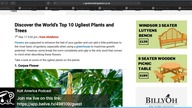 The Worlds Top 10 Ugliest Plants and Trees