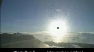 Flat earth Black Sun on antarctica