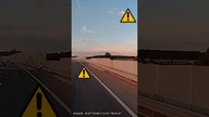 Rowerzysta na autostradzie A1 #shorts #rikordwidjo