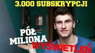 PÓŁ MILIONA WYŚWIETLEŃ i 3000 Subskrypcji Q&A Zapowiedź