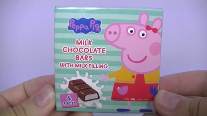 Recenzja batoników Świnka Peppa z nadzieniem mlecznym