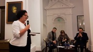 Aurimo Švedo knygos Irena Veisaitė.  Gyvenimas turėtų būti skaidrus pristatymas 1/3
