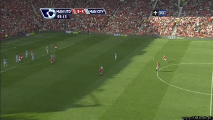 Premier League sezon 2009/2010 Man Utd 4-3 Man City Owen