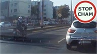 Kolizja i ucieczka motocyklisty z miejsca zdarzenia #319 Wasze Filmy