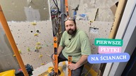 Pierwsze płytki na ścianach w łazience