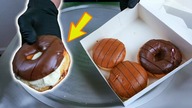 Donuts Yum Yum Ice Cream Roll - satisfying Food ASMR