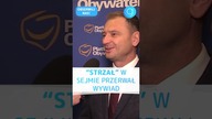 (subskrybuj) ALE JAJA! STRZAŁ w Sejmie PRZERWAŁ WYWIAD #shorts