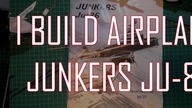 Construction of the Junkers JU-86 aircraft 1/33 (1) cardboard model