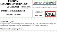 ZADANIE 29 CKE 2006 LISTOPAD STOPIEŃ DYSOCJACJI