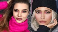 MAKIJAŻ KYLIE JENNER | PINK POP OF COLOUR