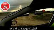 Myśleli że to policja.  Prawie każdy się zatrzymał :) STOP PIRAT