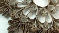 Dekoracja z lilią. Recykling rolek DIY #recykling #shorts #mandala #kwiat #dekoracja #lilia #lotos