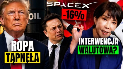 SpaceX -16%, Korea nurkuje, waluta najniżej od 40 lat! Wszystko leciało naraz