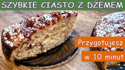  Niesamowite ciasto z dżemem.  Zrobisz je w kilka minut.