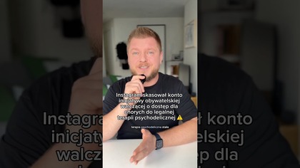 Instagram skasował konto inicjatywy obywatelskiej 