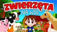 Kazio i ZWIERZĘTA NA WSI dla dzieci  Film edukacyjny | Bajka o zwierzętach na farmie