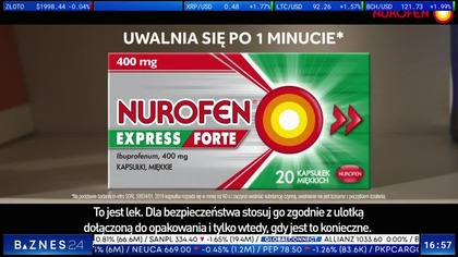 Biznes24 - Fragment bloku reklamowego i fragment Koniec dnia (26. 04. 2023)