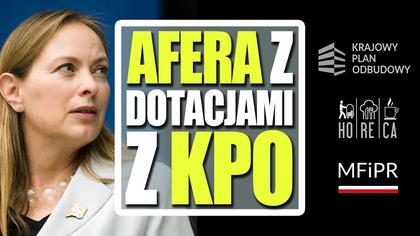 Afera z dotacjami dla KPO HoReCa.